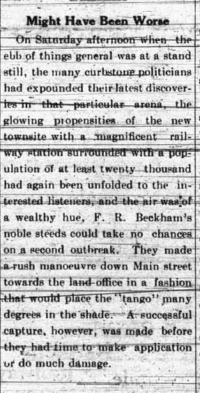 Grande Prairie Herald - April 21, 1914