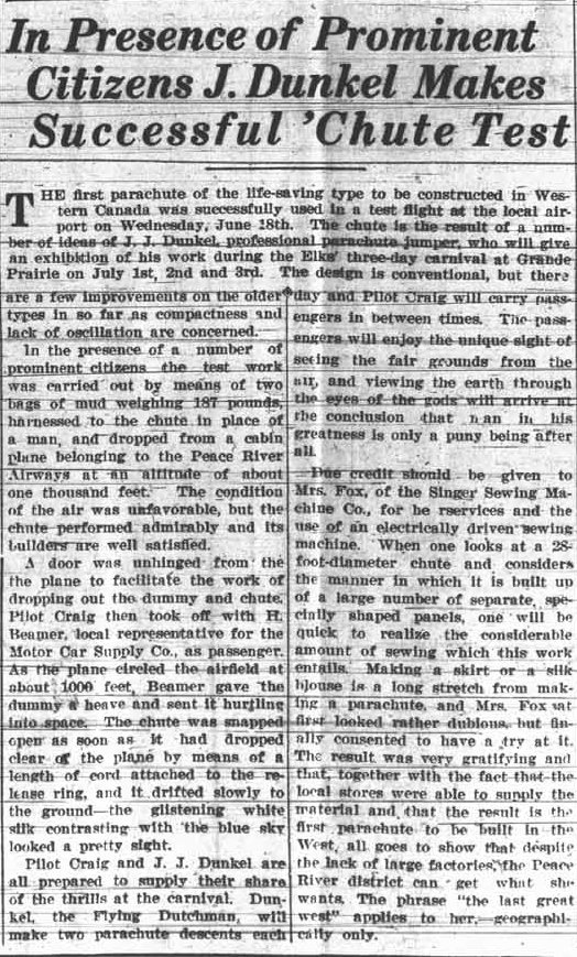 Grande Prairie Herald ~ June 26, 1931