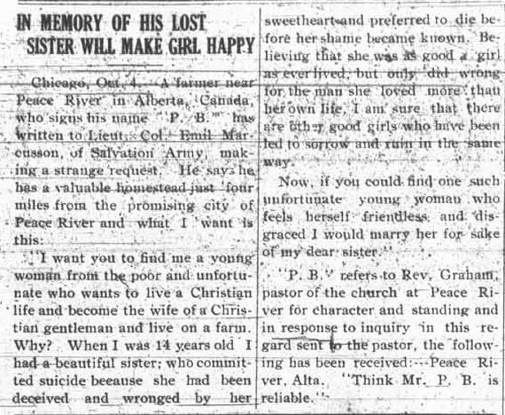 Grande Prairie Herald ~ Oct. 24, 1916