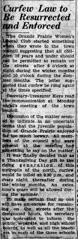 Grande Prairie Herald ` Oct. 6, 1938