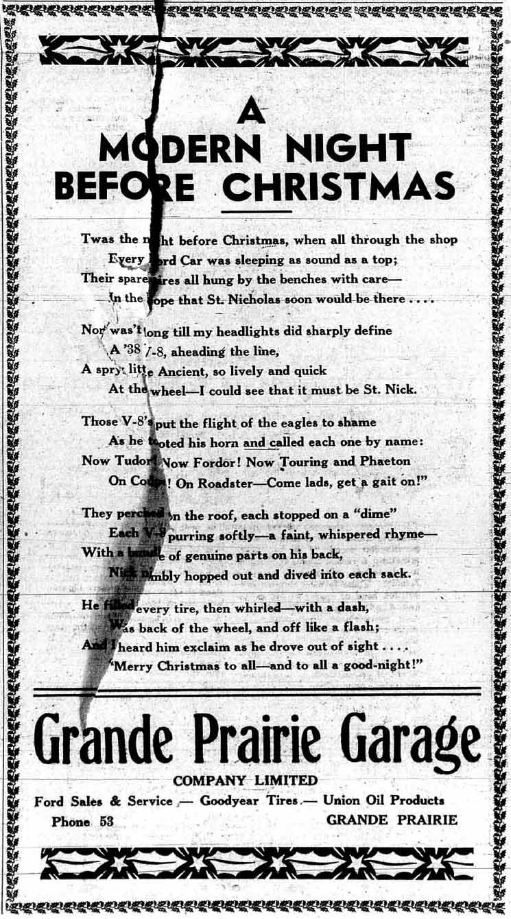 Grande Prairie Herald - December 17, 1937 page 2