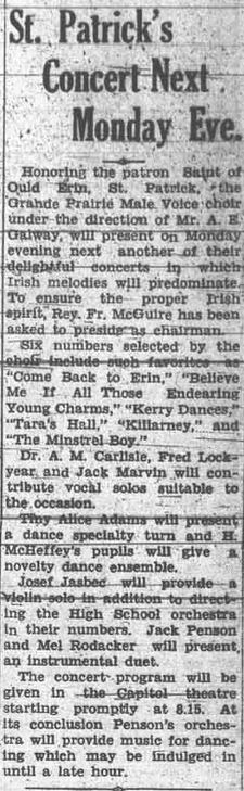 Grande Prairie Herald ~ March 15, 1935