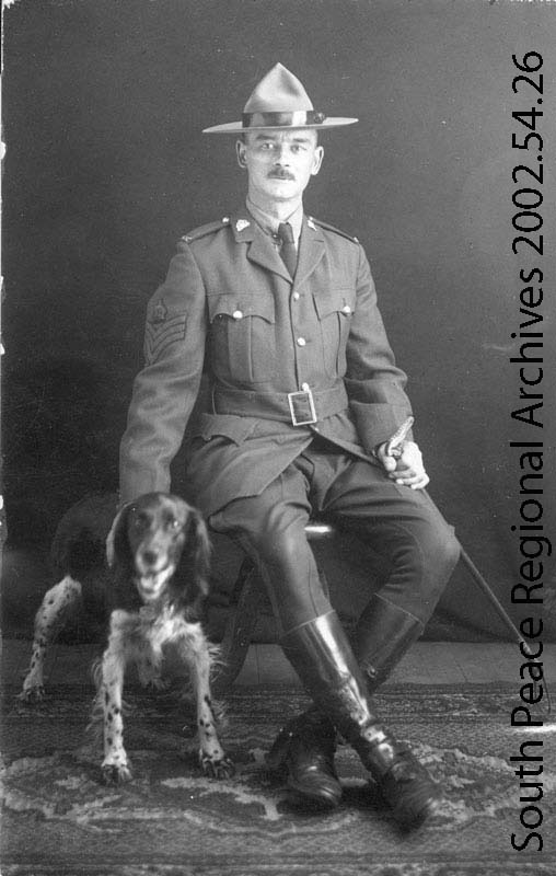 An RCMP officer, ca. 1925