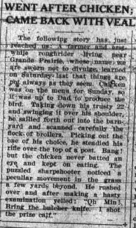 Grande Prairie Herald ~ September 19, 1927
