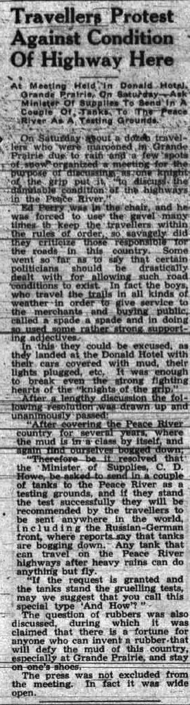 Grande Prairie Herald ~ September 4, 1941