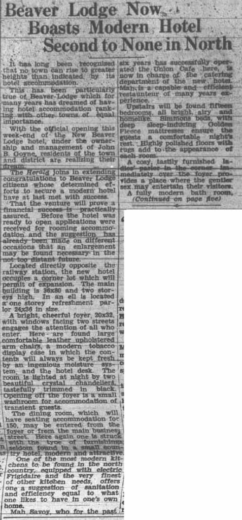 Grande Prairie Herald ~ October 11, 1935