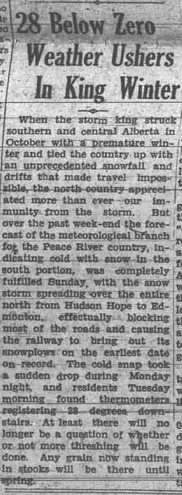 Grande Prairie Herald ~ November 15, 1935